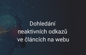 Dohledání neaktivních odkazů ve článcích na webu