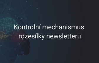 Kontrolní mechanismus rozesílky newsletteru